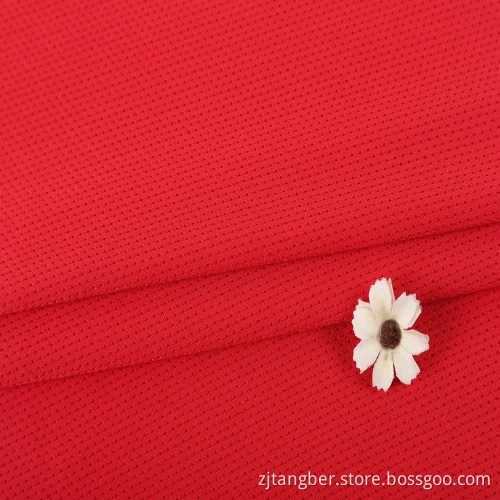 sportswear polyester spandex jacquard mesh fabric